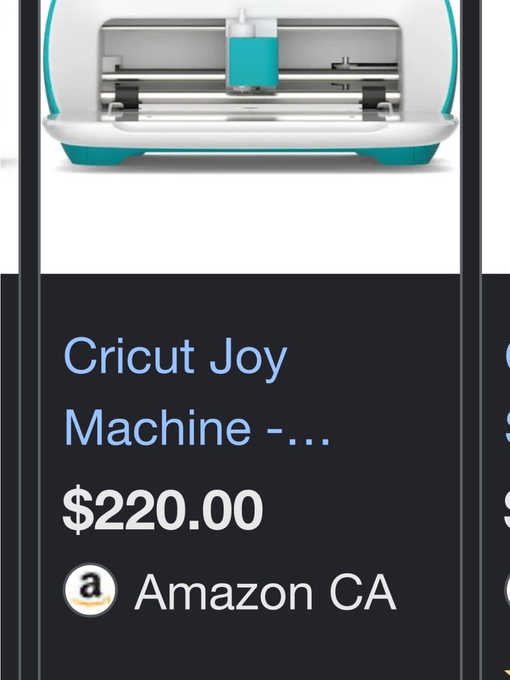 Cricut Joy E45E Small Cutting Machine in Mint Green